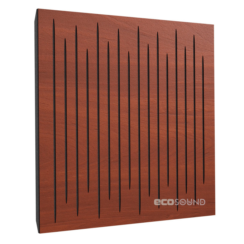 Acoustic panel Ecosound EcoTone Apple-Locarno 50 x 50 cm 33 mm brown