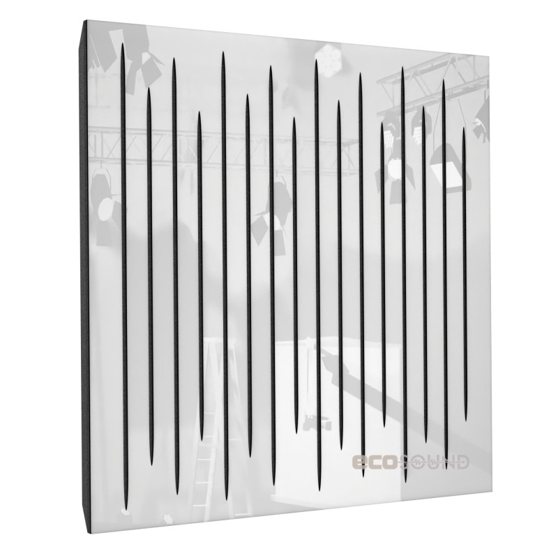 Acoustic panel Ecosound EcoTone Plastic White 50 x 50 cm 33 mm