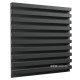 Acoustic panel Ecosound Comb Plastic Black 50 x 50 cm 33 mm