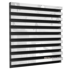 Acoustic panel Ecosound Comb Plastic White 50 x 50 cm 33 mm