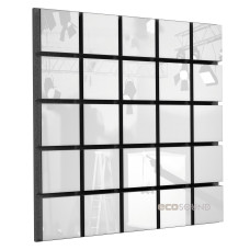 Acoustic panel Ecosound Tetras Plastic White 50 x 50 cm 33 mm