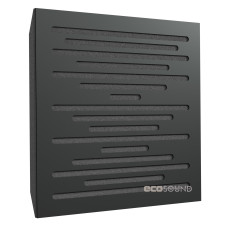 Acoustic panel Ecosound EcoWave black 50x50 cm 53mm