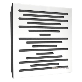 Acoustic panel Ecosound EcoWave white 50x50 cm 53mm