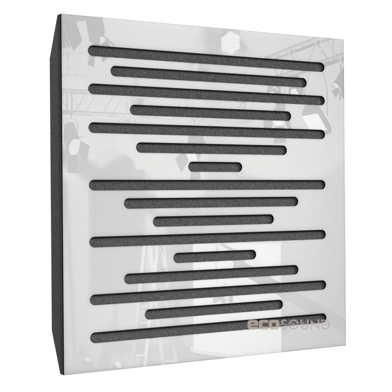 Acoustic panel Ecosound EcoWave cream 50x50 cm 53mm Light oak