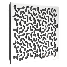 Acoustic panel Ecosound Boomerang HDF-White 50 x 50 cm 53 mm white
