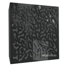 Acoustic panel Ecosound Boomerang Plastic Black 50 x 50 cm 53 mm