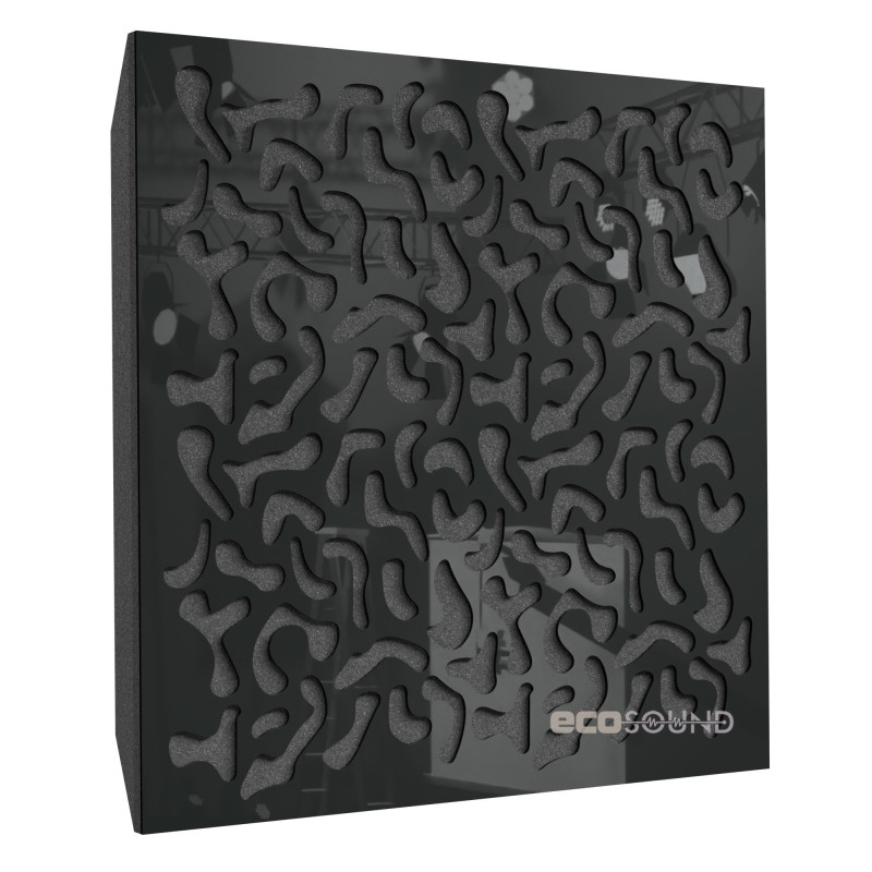 Acoustic panel Ecosound Boomerang Apple-Locarno 50 x 50 cm 53 mm brown