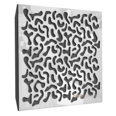 Acoustic panel Ecosound Boomerang Plastic White 50 x 50 cm 53 mm