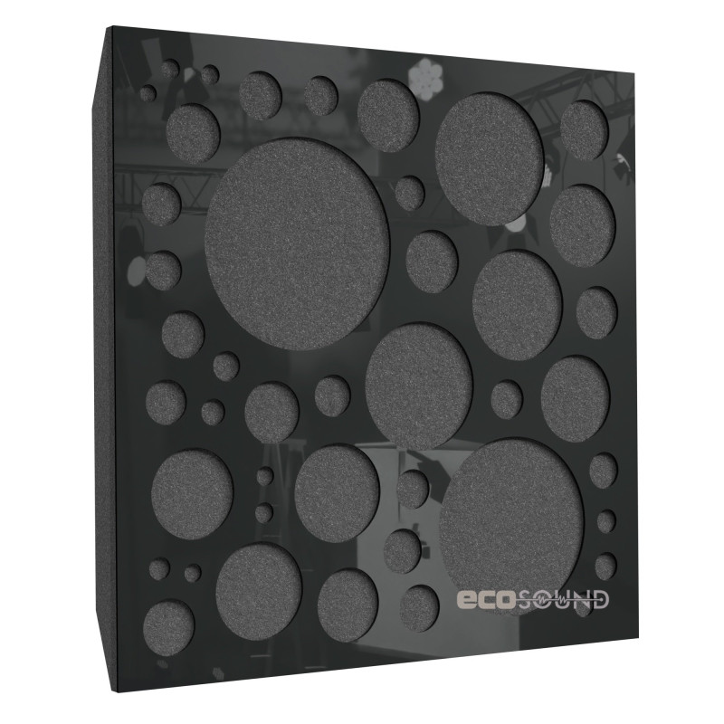 Acoustic panel Ecosound EcoBubble cream 50x50 cm 53mm color Light oak
