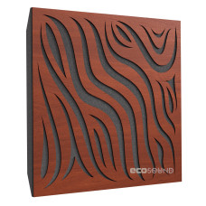 Acoustic panel Ecosound Chimera Apple-Locarno 50 x 50 cm 53 mm brown