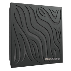 Acoustic panel Ecosound Chimera HDF-Black 50 x 50 cm 53 mm black