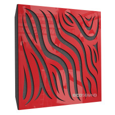 Acoustic panel Ecosound Chimera Plastic Red 50 x 50 cm 53 mm