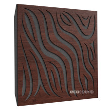 Acoustic panel Ecosound Chimera Wenge 50 x 50 cm 53 mm brown