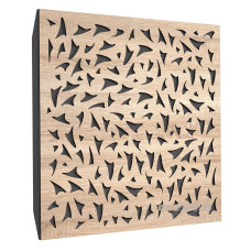 Acoustic panel Ecosound EcoFly Lt-Sonoma-Oak 50 x 50 cm 53 mm latte