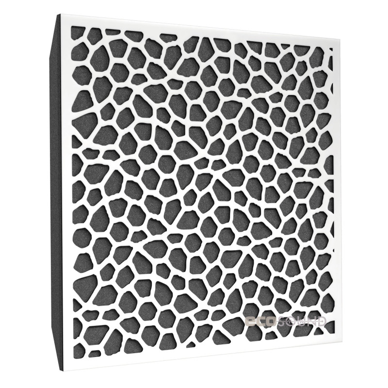 Acoustic panel Ecosound EcoNet cream 50x50 cm 53mm color Light oak