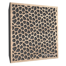 Acoustic panel Ecosound EcoNet Lt-Sonoma-Oak 50 x 50 cm 53 mm latte