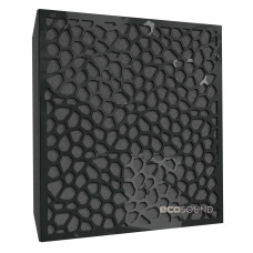 Acoustic panel Ecosound EcoNet Plastic Black 50 x 50 cm 53 mm