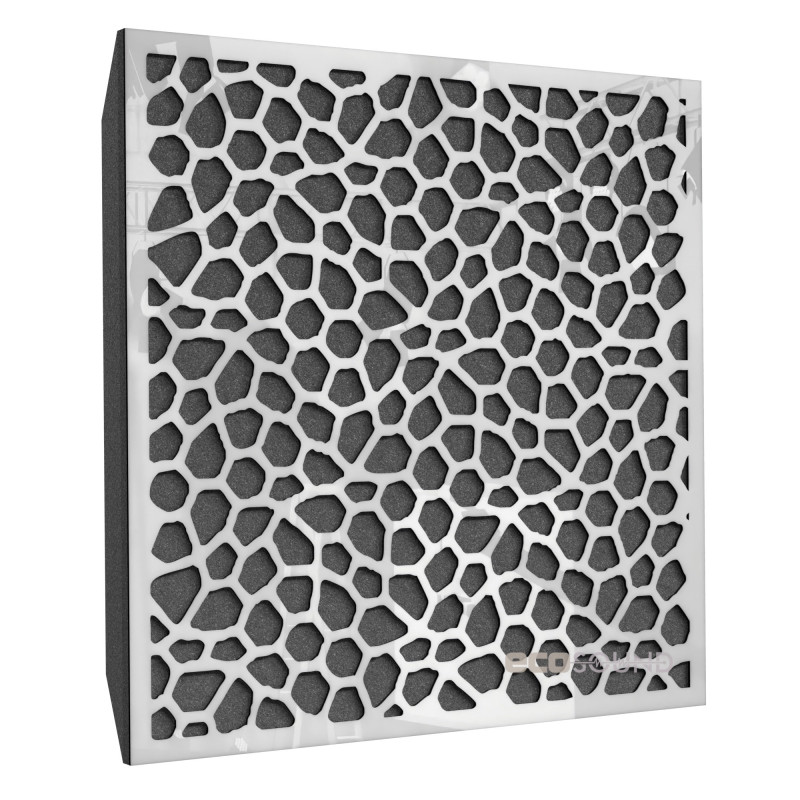 Acoustic panel Ecosound EcoNet cream 50x50 cm 53mm color Light oak