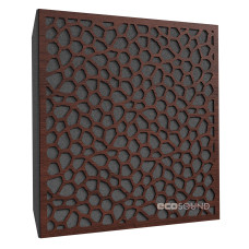 Acoustic panel Ecosound EcoNet brown 50x50 cm 53mm