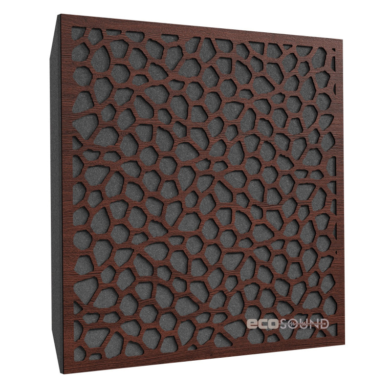 Acoustic panel Ecosound EcoNet cream 50x50 cm 53mm color Light oak