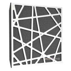 Acoustic panel Ecosound EcoArt XL HDF-White 50 x 50 cm 53 mm white