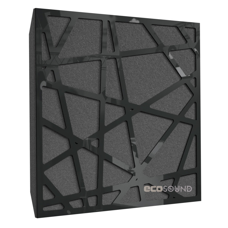 Acoustic panel Ecosound EcoArt XL Apple-Locarno 50 x 50 cm 53 mm brown