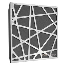 Acoustic panel Ecosound EcoArt XL Plastic White 50 x 50 cm 53 mm