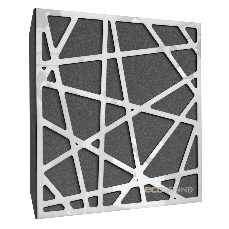 Acoustic panel Ecosound EcoArt XL Apple-Locarno 50 x 50 cm 53 mm brown