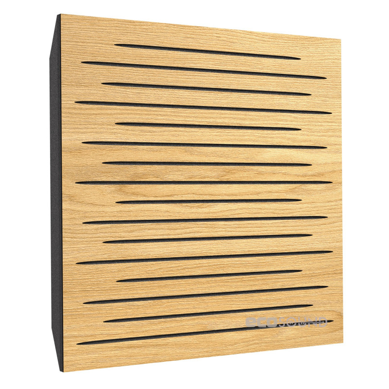 Acoustic panel Ecosound EcoTone Apple-Locarno 50 x 50 cm 53 mm brown