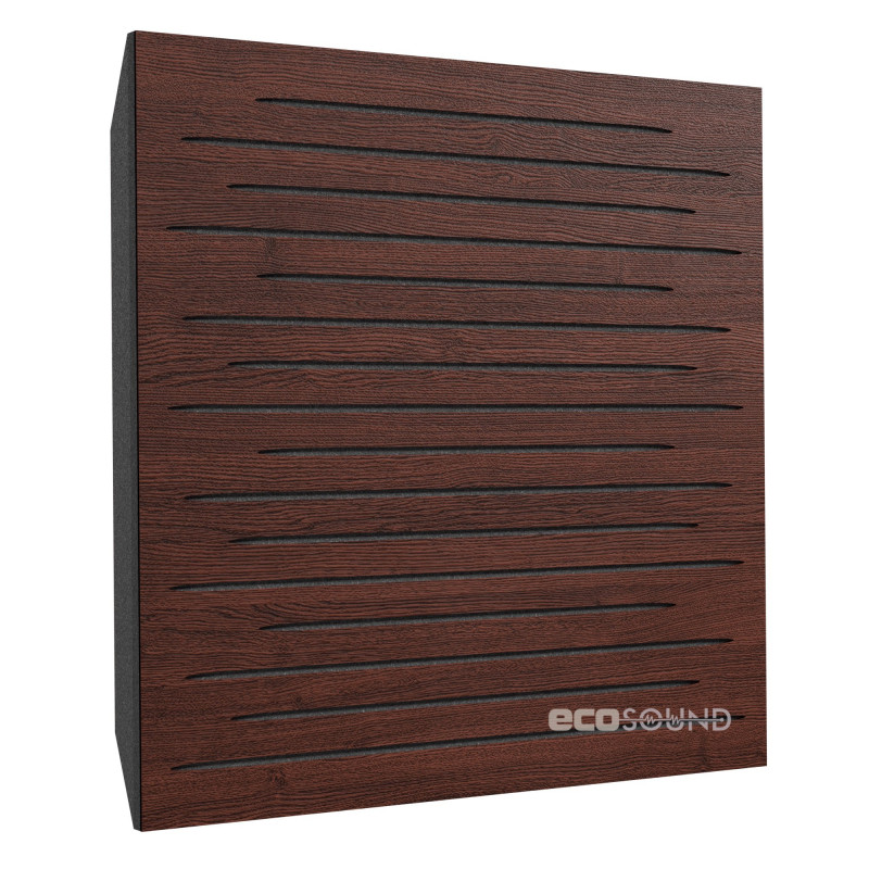 Acoustic panel Ecosound EcoTone Apple-Locarno 50 x 50 cm 53 mm brown