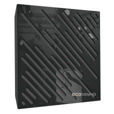 Acoustic panel Ecosound Diagonal Plastic Black 50 x 50 cm 53 mm