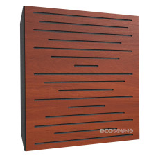 Acoustic panel Ecosound EcoPulse Apple-Locarno 50 x 50 cm 53 mm brown