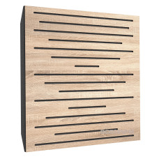 Acoustic panel Ecosound EcoPulse Lt-Sonoma-Oak 50 x 50 cm 53 mm latte