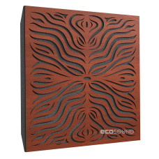 Acoustic panel Ecosound Chimera F Apple-Locarno 50 x 50 cm 53 mm brown