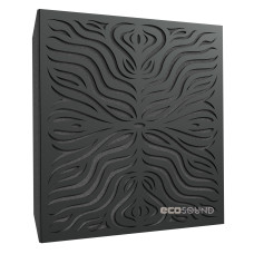 Acoustic panel Ecosound Chimera F HDF-Black 50 x 50 cm 53 mm black