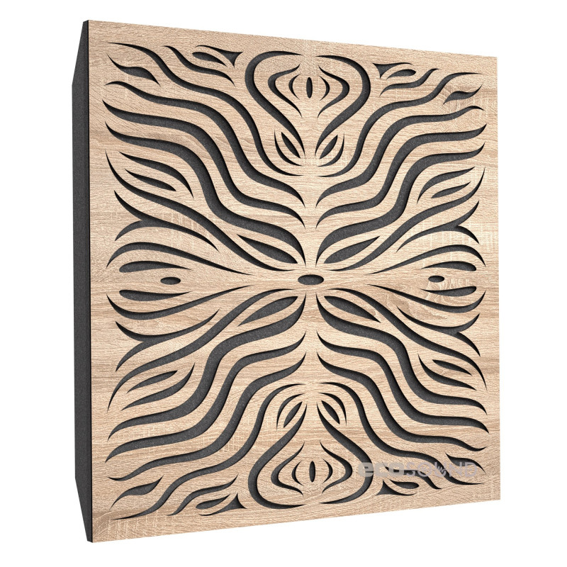 Acoustic panel Ecosound Chimera F Apple-Locarno 50 x 50 cm 53 mm brown