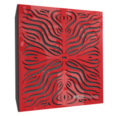 Acoustic panel Ecosound Chimera F Plastic Red 50 x 50 cm 53 mm