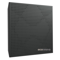Acoustic panel Ecosound Rhombus HDF-Black 50 x 50 cm 53 mm black