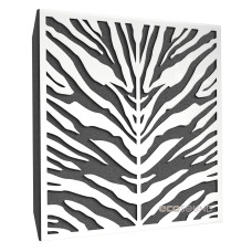 Acoustic panel Ecosound Zebra HDF-White 50 x 50 cm 53 mm white