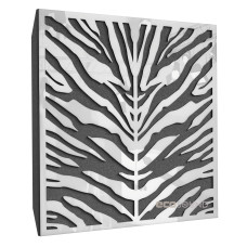 Acoustic panel Ecosound Zebra Plastic White 50 x 50 cm 53 mm