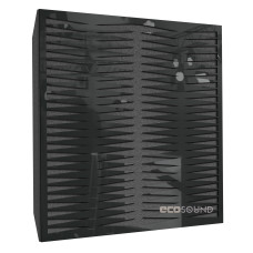 Acoustic panel Ecosound Backgammon Plastic Black 50 x 50 cm 53 mm
