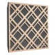 Acoustic panel Ecosound Grille Apple-Locarno 50 x 50 cm 53 mm brown
