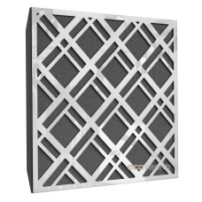Acoustic panel Ecosound Grille Plastic White 50 x 50 cm 53 mm