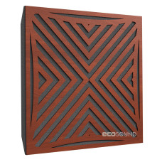 Acoustic panel Ecosound Urban Apple-Locarno 50 x 50 cm 53 mm brown