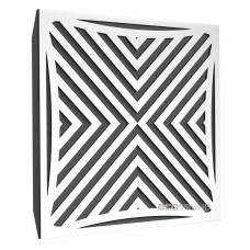 Acoustic panel Ecosound Urban HDF-White 50 x 50 cm 53 mm white
