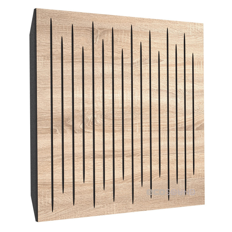 Acoustic panel Ecosound EcoTone Lt-Sonoma-Oak 50 x 50 cm 53 mm latte