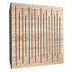 Acoustic panel Ecosound EcoTone Lt-Sonoma-Oak 50 x 50 cm 53 mm latte