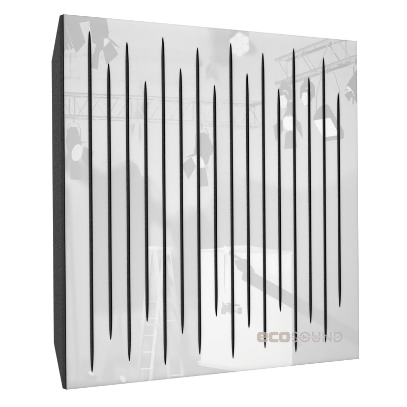 Acoustic panel Ecosound EcoTone Plastic White 50 x 50 cm 53 mm