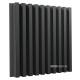 Acoustic panel Ecosound Comb HDF-Black 50 x 50 cm 53 mm black