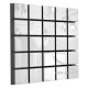 Acoustic panel Ecosound Tetras Wood White 50x50cm 53mm 